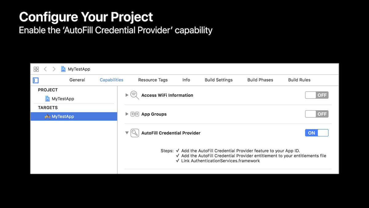 Credential Provider Extension